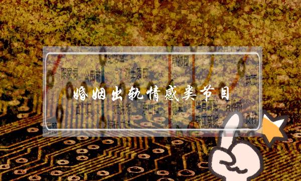 婚姻出轨情感类节目