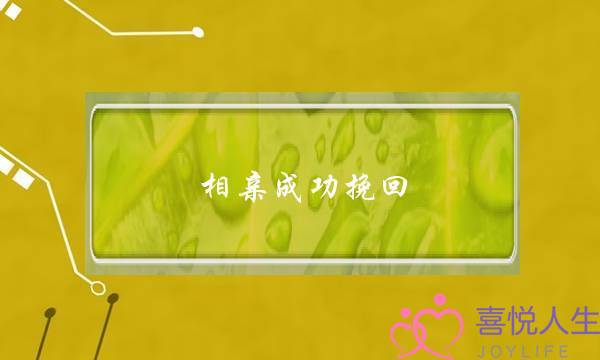 相亲成功挽回